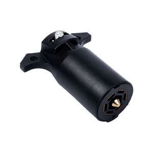 Conector macho eléctrico para remolque, 12/24 vdc