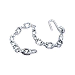 Cadena de seguridad para remolque 5/16” x 30”, 1 gancho en “s” 7600 lbs