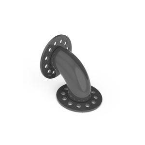 CODO FLANCHADO 6"