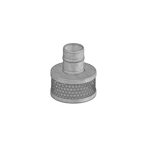 COLADERA GALVANIZADA TIPO D-06", CON ESPIGO
